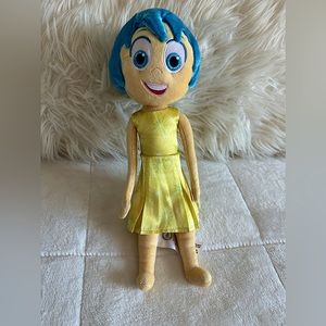 EUC Disney Store Exclusive JOY from Inside Out of Pixar Plush Toy
